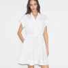 Robe chemise en popeline de coton Robe chemise en popeline de coton