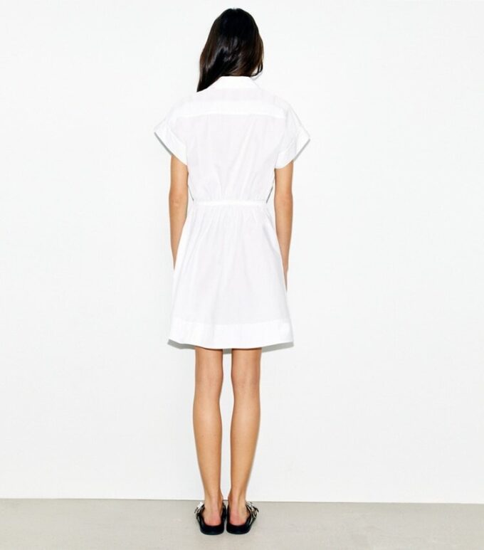 Robe chemise en popeline de coton Robe chemise en popeline de coton