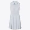 Robe de golf plissée en jacquard T Monogram Robe de golf plissée en jacquard T Monogram