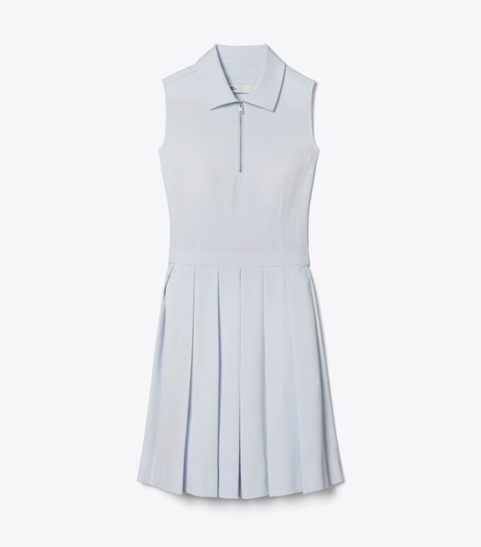 Robe de golf plissée en jacquard T Monogram Robe de golf plissée en jacquard T Monogram