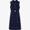 Robe de golf à surpiqûres Robe de golf à surpiqûres