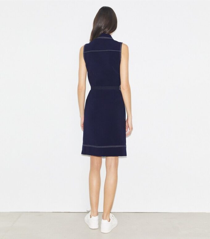 Robe de golf à surpiqûres Robe de golf à surpiqûres
