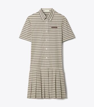 Robe de golf à taille basse et plis