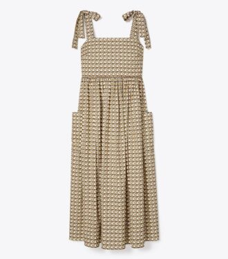 Robe de plage à bretelles nouées