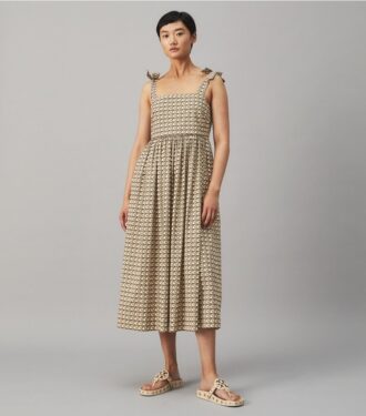 Robe de plage à bretelles nouées