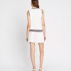 Robe de tennis à col en V en jersey performant
