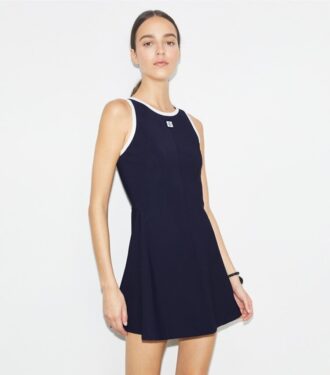 Robe de tennis en jersey à dos nageur