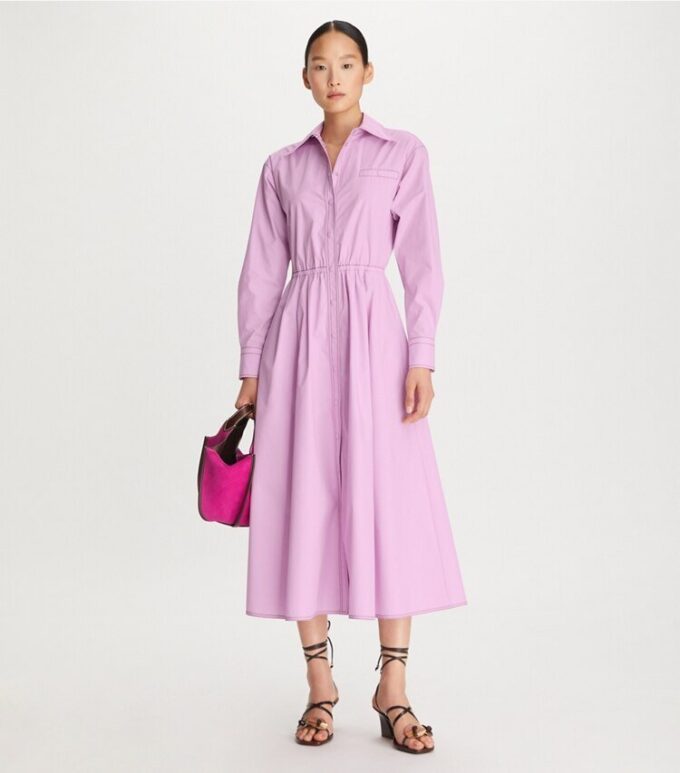 Robe Eleanor en popeline de coton Robe Eleanor en popeline de coton