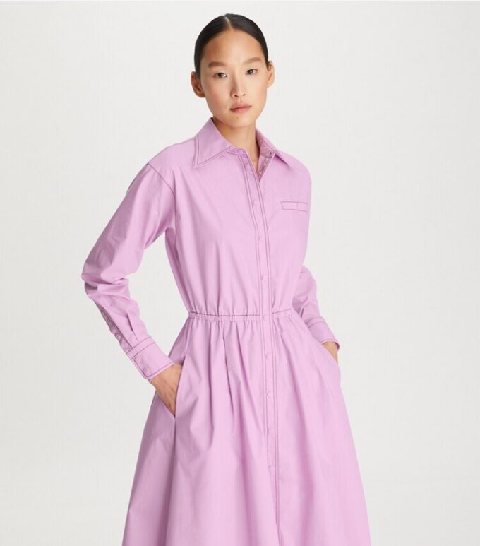 Robe Eleanor en popeline de coton Robe Eleanor en popeline de coton