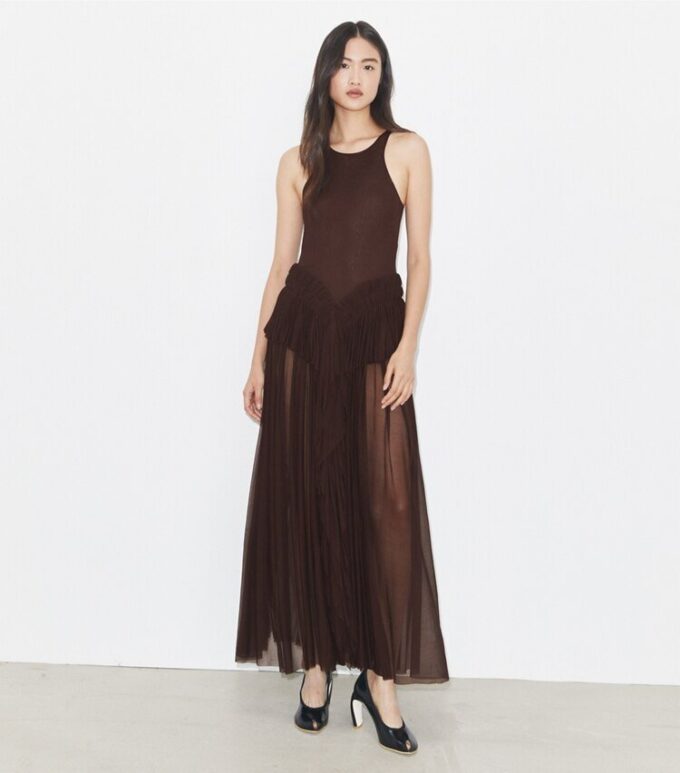 Robe en jersey drapé Robe en jersey drapé