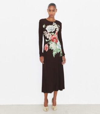 Robe en jersey imprimé