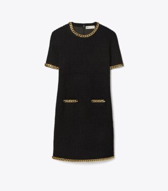 Robe en laine à chaîne