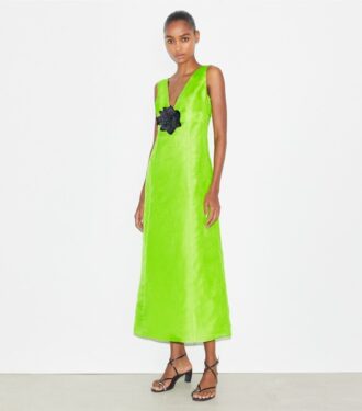 Robe en organza de soie