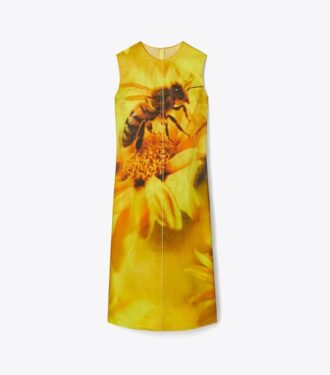 Robe en organza imprimé