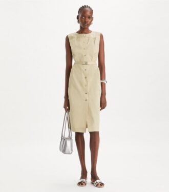 Robe en popeline de coton