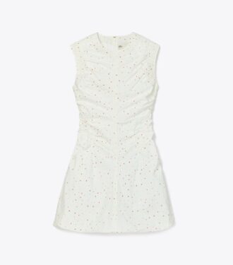 Robe en popeline de coton à fleurs