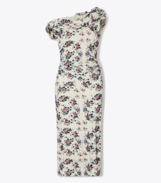 Robe en velours de coton torsadé