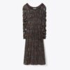 Robe en velours froncé Robe en velours froncé