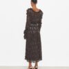 Robe en velours froncé Robe en velours froncé