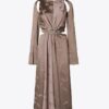 Robe en viscose torsadée Robe en viscose torsadée