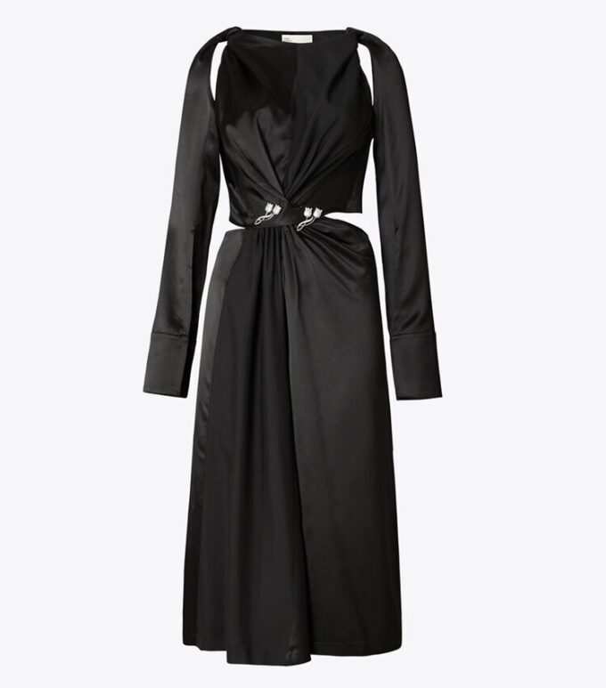 Robe en viscose torsadée Robe en viscose torsadée
