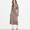 Robe en viscose torsadée Robe en viscose torsadée