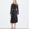 Robe en viscose torsadée Robe en viscose torsadée