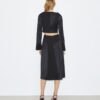 Robe en viscose torsadée Robe en viscose torsadée