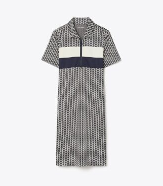 Robe jacquard color block haute performance