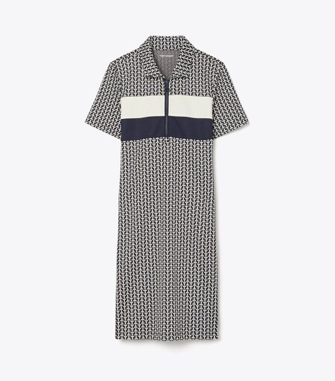 Robe jacquard color block haute performance Robe jacquard color block haute performance