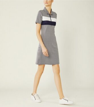 Robe jacquard color block haute performance Robe jacquard color block haute performance