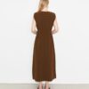 Robe longue en jacquard éponge Robe longue en jacquard éponge