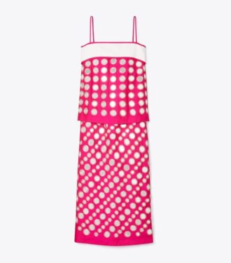 Robe à miroirs superposés faite à la main