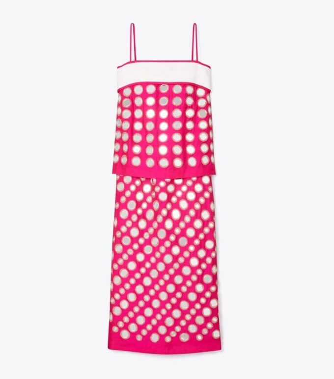 Robe à miroirs superposés faite à la main Robe à miroirs superposés faite à la main