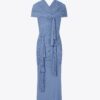 Robe nouée en viscose Robe nouée en viscose