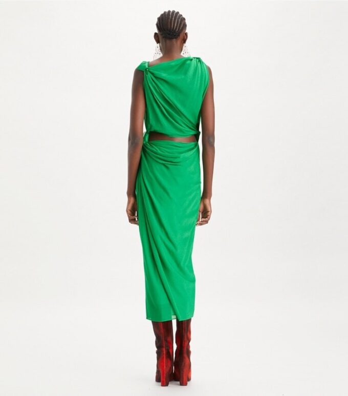 Robe nouée en viscose Robe nouée en viscose