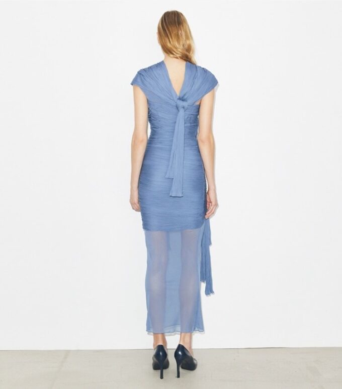 Robe nouée en viscose Robe nouée en viscose