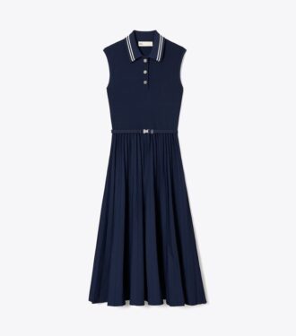 Robe plissée en viscose