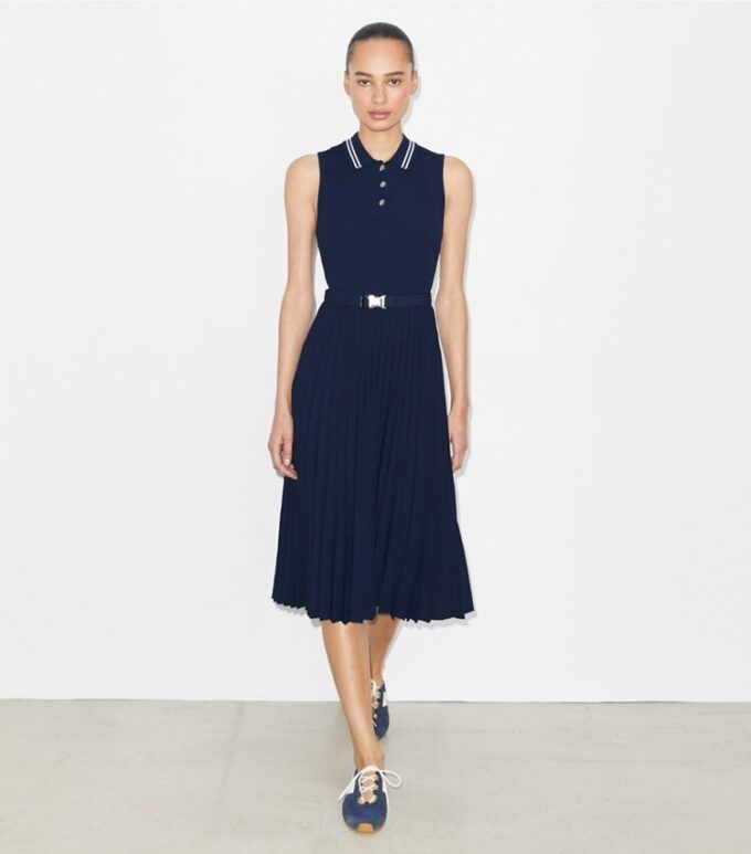 Robe plissée en viscose Robe plissée en viscose