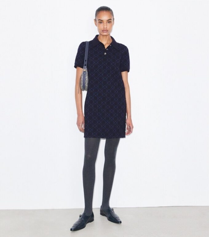 Robe polo jacquard Robe polo jacquard