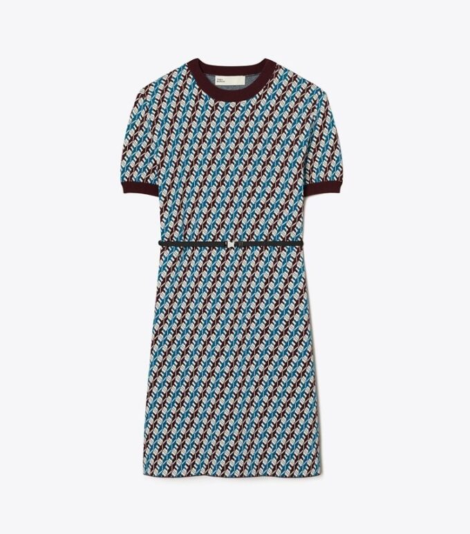 Robe-pull jacquard