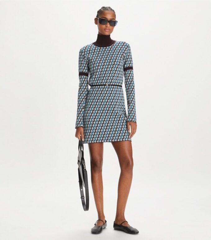 Robe-pull jacquard