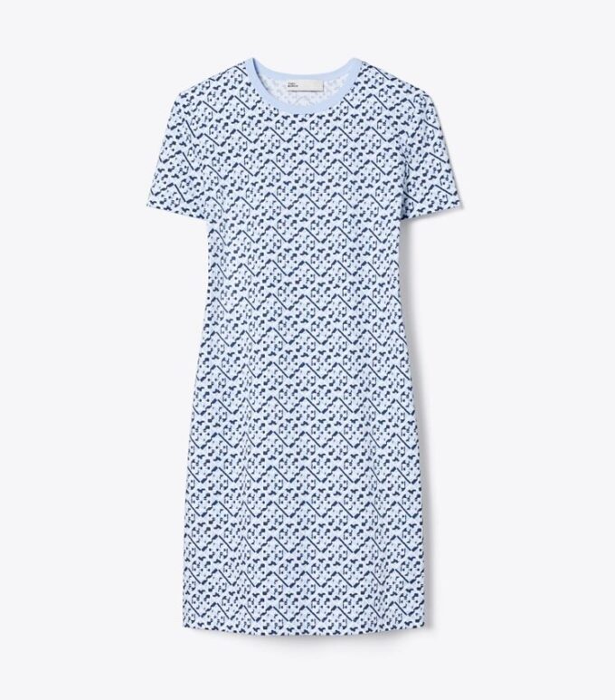 Robe t-shirt imprimée en coton Robe t-shirt imprimée en coton