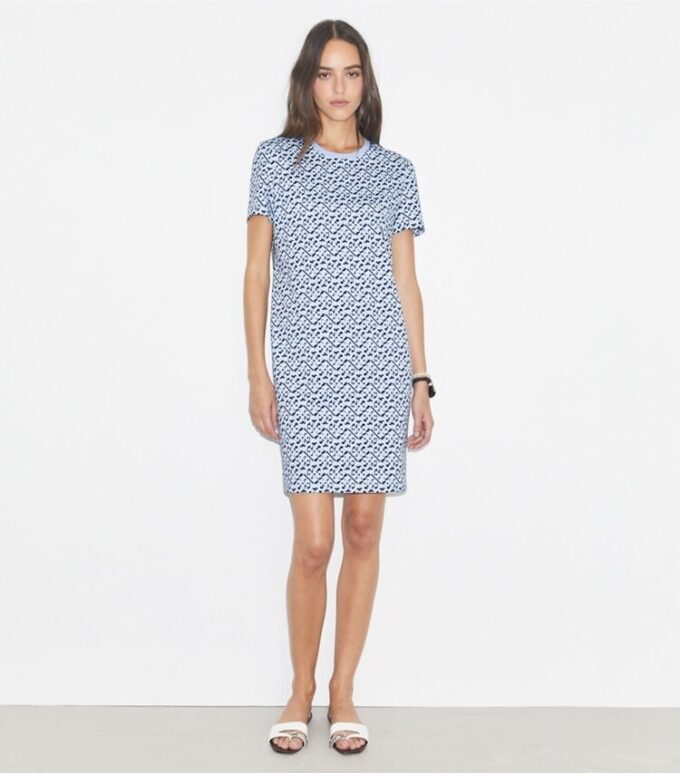 Robe t-shirt imprimée en coton Robe t-shirt imprimée en coton