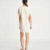 Robe t-shirt imprimée en soie sur le devant Robe t-shirt imprimée en soie sur le devant