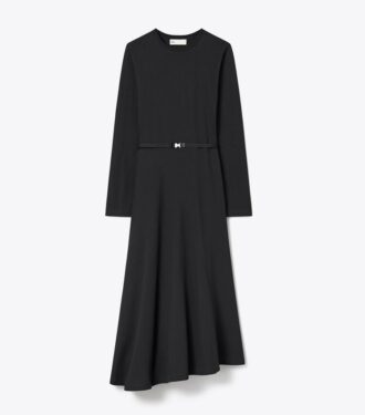 Robe évasée en coton