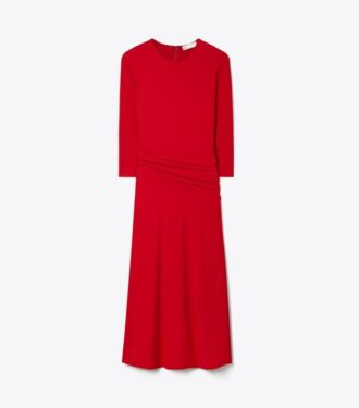 Robe évasée en viscose