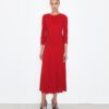 Robe évasée en viscose Robe évasée en viscose