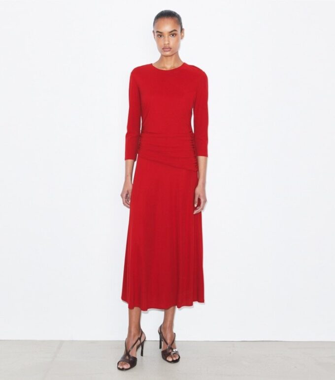 Robe évasée en viscose Robe évasée en viscose