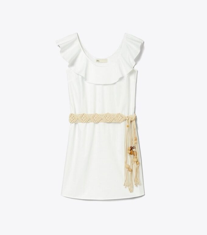 Robe à volants en coton Robe à volants en coton